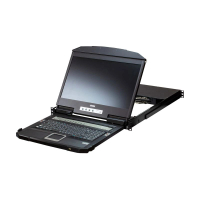 ATEN CL3884NW 4 連接埠 18.5 吋 USB HDMI 多畫面雙軌寬螢幕 LCD KVM 切換器 黑色 (V164) 