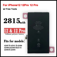2815 MAh Replacement Battery for Apple IPhone 12 12 Pro Mobile Phone Batteries + Tools Set