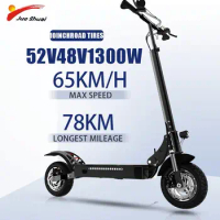 Single Motor Electric Scooter 20AH Lithium Battery Electric Scooter 65KM/H Max Speed 78KM Top Range E Scooter with a Soft Seat