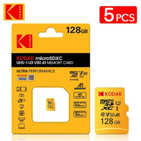 KODAK Micro SD 128GB 256GB U3 V304K Class10 Flash Memory Card 32GB 64GB TF Card Tarjeta MicroSD Card UHS-I Card for Laptop PC