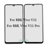 Black 6.4 inch For BBK Vivo V11 / Vivo V11 Pro V11Pro 1804 V1814 Front Touch Screen Glass Outer Lens Replacement ( no Cable )
