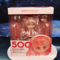 10CM Anime Figure Hatsune Miku 500 PVC Action Figure Pink Miku Cartoon Toys for Children Birthday Gifts