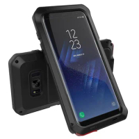 Metal Military Anti-Knock Dustproof Shockproof Armor Case for Samsung Galaxy S8 S9 S20 S21 Plus S7 S6 Edge Note 8 9 10 Cover