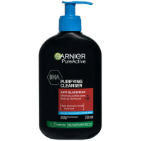 Garnier Pure Active BHA, Salicylic Acid and Charcoal Daily Face Cleanser 250ml