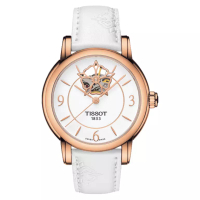 TISSOT Jam Tangan Wanita Tissot Lady Heart Powermatic 80 T-Lady T050.207.37.017.04 White Dial White 