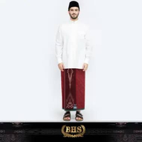 Sarung BHS Classic Silver Motif C45 DKA Merah