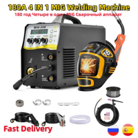 HZXVOGEN MIG250 Welding Machine 4 IN 1 MIG ARC TIG Gas Gasless 2T 4T 220V IGBT MIG Welder INVERTER MIG Welding Machine