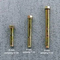 Dynabolt 8 mm Baut Tanam Jangkar Dinabor Dinabol Panjang 7 cm