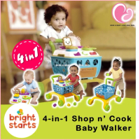 COD Bright Starts 4 in 1 Shop 'n Cook Walker Baby (6 months+), Pretend Play