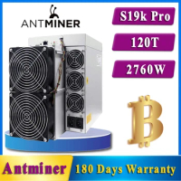 New Bitmain Antminer S19k Pro 120Th 2760w Asic Bitcoin BTC Miner Mining WITH PSU