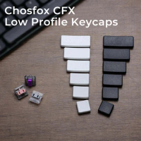 2PCS Chocfox CFX Low Profile PBT Keycaps For Kailh Chocolate Switch Mechanical Keyboard Homing Keys 1.25/1.5/1.7/2/2.25U Keycaps