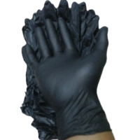 Black Nitrile / Nitrile Warna Hitam Isi 50 pcs Handscoon protect