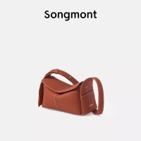 (Ac)Songmont ชุดหูห้อยไม้สนใต้ภูเขา mini กระเป๋าชายคาแมทช์ลุคง่ายพร็อพสะพายข้าง hobo กระเป๋าผู้หญิงก