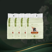 【波比PureBaby】植萃抑菌 尿布接財褲黏貼型S-XL 4包組(北港武德宮獨家聯名)