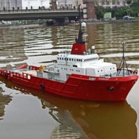RC Boat Simulation Large Tugboat Netherlands TOWBOAT Like A Real Electric Tugboat Set Version ESC