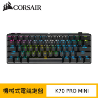 Corsair 海盜船 K70 PRO MINI WIRELESS 60%機械式鍵盤 (銀軸/PBT材質/中文)