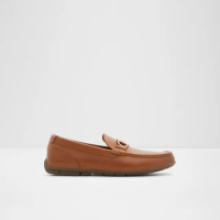 【ALDO】ORLOVOFLEX-特色裝飾真皮樂福鞋-男鞋(棕色)