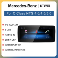 12.3" 8Core Android13 For Mercedes Benz C class W204 W205 Automobile Intelligence System Car Multimedia Screen GPS Navigation