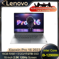 Lenovo Xiaoxin Pro 16 i9-12900H Laptop Intel Core 16GB+512G/1T/2TB SSD 16-Inch 2.5K 120Hz Screen Slim Notebook New Computer PC