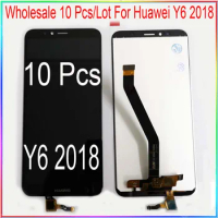 Wholesale 10 Pieces/Lot for Huawei Y6 2018 LCD screen display Y6 Prime 2018 ATU L11 L21 L22 LX1 LX3 L31 L42 with touch assembly