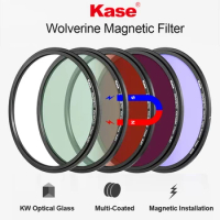 Kase Wolverine Magnetic Filter UV CPL Polarizer Neutral Density ND Light Pollution Graduated Filter for Camera Lens