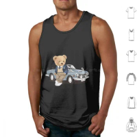 Car Cool Bear S , Tank Tops Vest Sleeveless Ralph Teddy Teddy Bear Baseball Rich Bear Bear Baron Bear Cool Bear Baseball