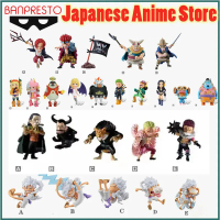 สต็อกOriginalอะนิเมะรูปBandai One Piece Luffy Nami Zoro Sanji Buggy WCF PVC Action Figurine Chopper 