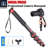 INNOREL VM60A/VM80A Aluminum Alloy Camera Monopod 170cm Professional Portable Video Stand for Canon Nikon GoPro DSLR Camcorder