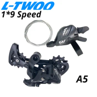LTWOO A5 1X9 9 Speed Derailleurs Trigger Groupset 9s 9v Shifter Lever 9 Speed Rear Derailleur Switches Compatible SRAM