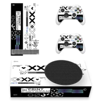 Symbol Design For Xbox Series S Skin Sticker Cover For Xbox series s Console and 2 Controllers