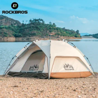 ROCKBROS Automatic Camping Tent 2-3Person Portable Removable Multi-Purpose Rainproof Sunshine-proof Outdoor Travel