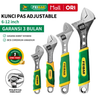 Diskon Produk Baru Kunci Pas Adjustable 6-12 Inch / Adjustable Wrench 15-30cm / Gagang Karet  / F11-