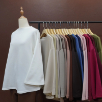 [JRS] Mona Blouse Material Ironless Scuba Silk By JR Stitch Sdn Bhd