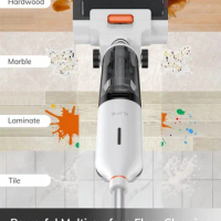 ILIFE W90 Cordless Wet Dry Vacuum Cleaner, All in One Vacuum Mop Hardwood Floor Cleaner, Lightweight One-Step Cleaning