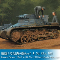 小號手HOBBY BOSS 1/35德國1號坦克A型AusfASd.Kfz.101模型 80145