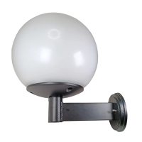 【彩渝】300MM PE 壁燈(戶外球形壁燈 球形燈罩 階梯燈 洗牆燈 可搭LED)
