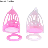 Mini Dollhouse Swing Chair For Girl Doll Miniature Furniture Toys Doll House Decoration Kid's Play House Toys