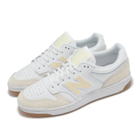 【NEW BALANCE】休閒鞋 480 男鞋 女鞋 白 米白 皮革 膠底 復古 小白鞋 情侶鞋 NB(BB480LGG-D)