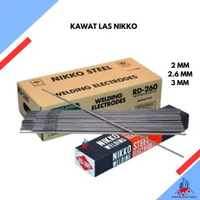 Kawat Las 2mm 2.6mm 3 mm 1Kg NIKKO RD260 / Kawat Las Steel NIKKO RD 260 - Steel Welding Electrodes R