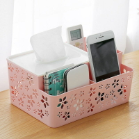 多功能桌面紙巾盒創意遙控器收納盒家用客廳茶幾抽紙盒桌上置物架