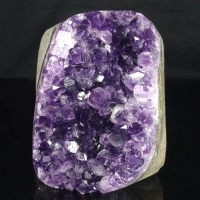 Natural Amethyst Quartz Geode Polish Crystal Mineral Specimen