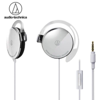 Audio Technica ATH-EQ300IS Ear Hook Wired Earphone With Remote Control With Bulit-in Micrphone Sport Earphone for smart phone