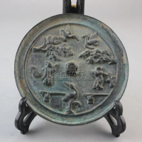 Fine antique bronze mirror of the Han Dynasty