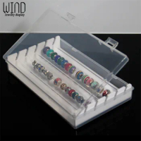 Acrylic Pandora Charms Bracelet Beads Jewelry Display Storage Box Chamilia Trollbeads Gasket Ring Holder Organizer Carrying Case