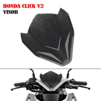 Motorcycle Wind Screen Windshield Viser VIsor Protection Cover for Honda Click 125i/150i 125 V2 Style ABS Motorbike Accessories