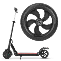 8inch Rear Wheel Folding Electric Scooter spare part solid tyre wheels For KUGOO S3