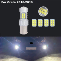For Creta 2016 2017 2018 2019 2x 1156 3030 30SMD Canbus White LED Daytime Running lights