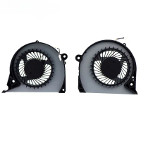 พัดลมระบายความร้อน CPU รุ่น DFS2000054H0T และพัดลมระบายความร้อน GPU สำหรับเดลล์ อินสปิรอน 15 7577 75