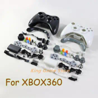 1set/lot Replacement For Xbox 360 Controller Wireless Full Housing Shell Cover For Xbox 360 With Buttons Accessories