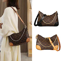 Louis Vuitton BOULOGNE M45832/M45831鏈帶斜背包 (2色)